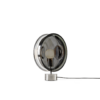 orbital stolní lampa / kouřová / stříbrná