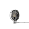 orbital stolní lampa / kouřová / kartáčovaná stříbrná