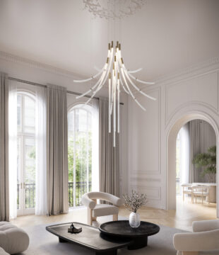 BOMMA_Flare_Chandelier_living_room_16pcs_archi CGI